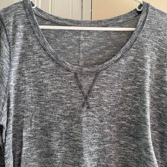 Liz Lange Maternity Blue Gray Women's Long Sleeve‎ Top Large - Picture 3 of 5